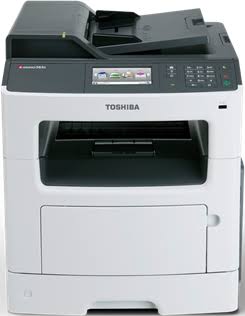 ماكينة طباعة وتصوير توشيبا Toshiba e-STUDIO 385S ليزر أبيض وأسود – سرعة 38 صفحة/دقيقة